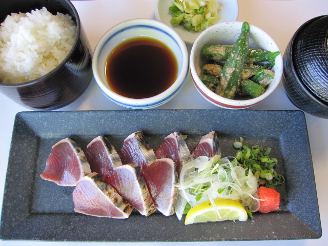 かつおのたたき定食 002 鹿児島高牧カントリークラブ